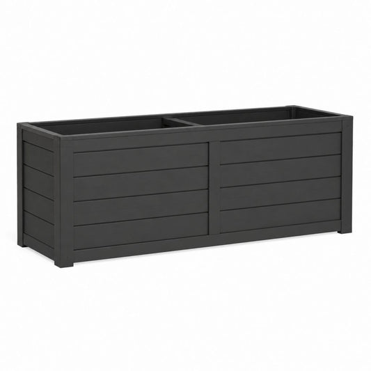 Pflanzkasten aus Polypropylen Schwarz Rechteckig 120 x 40 x 43 cm